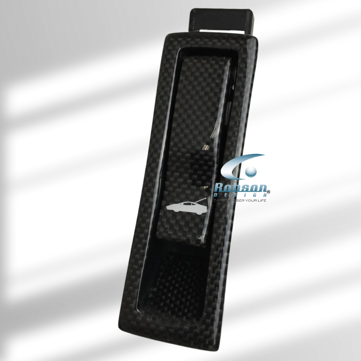 Ferrari 458 Italia Premium Plain Carbon Fiber Rear Trunk Release Lever 2009-2015(core exchange required) - Image 2