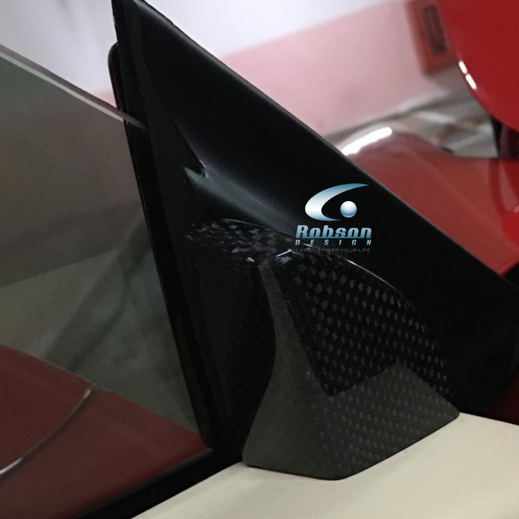 Ferrari 458 Italia Premium Plain Carbon Fiber Inner Triangle Cover 2009-2015(core exchange required) - Image 3