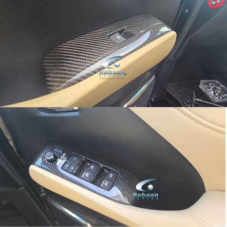 Toyota Alphard/Vellfire 2013-2023 AH30 carbon Fiber Full Interior Panels (core exchange required) - Image 3