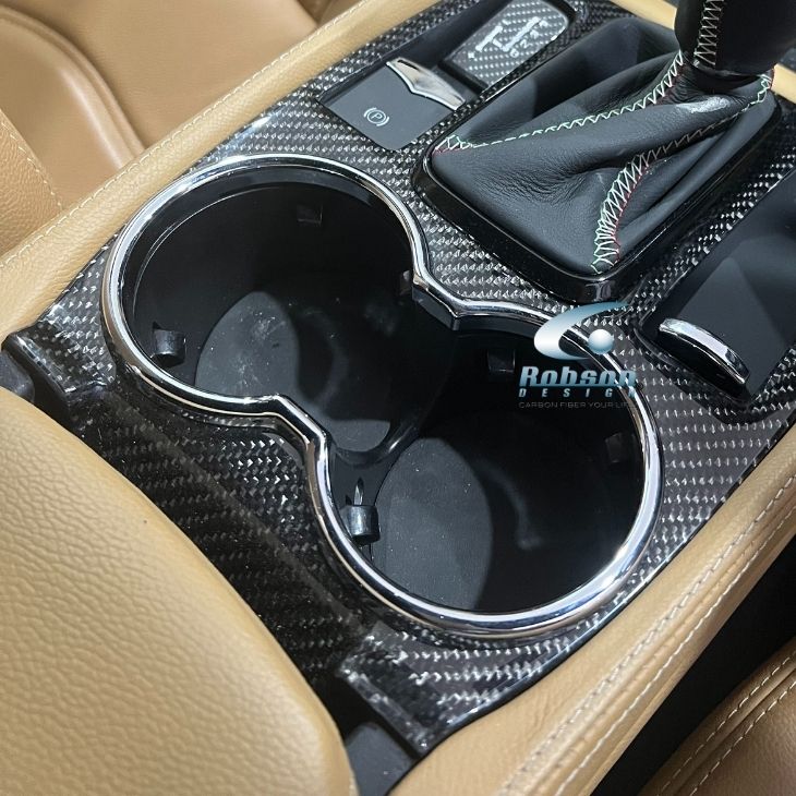 Maserati GranTurismo MC Stradale 2013-2019 carbon Fiber Shift Panel Without Buttons(core exchange required) - Image 3