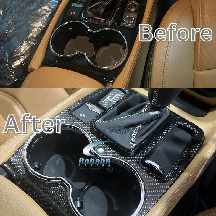 Maserati GranTurismo MC Stradale 2013-2019 carbon Fiber Shift Panel Without Buttons(core exchange required) - Image 2