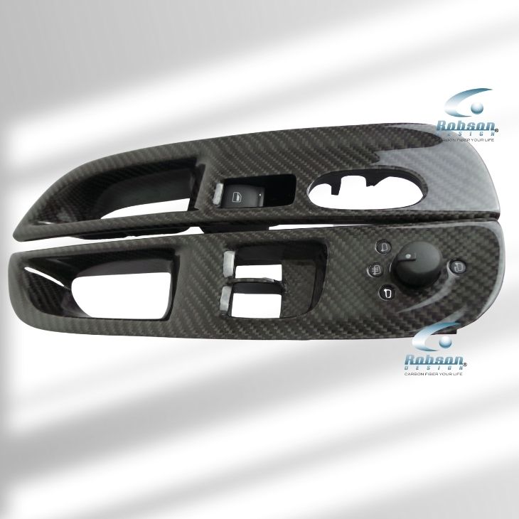 Audi R8 Premium Carbon Fiber Door Power Window Panel 2008-2015 *2 pcs* (core exchange required) - Image 2