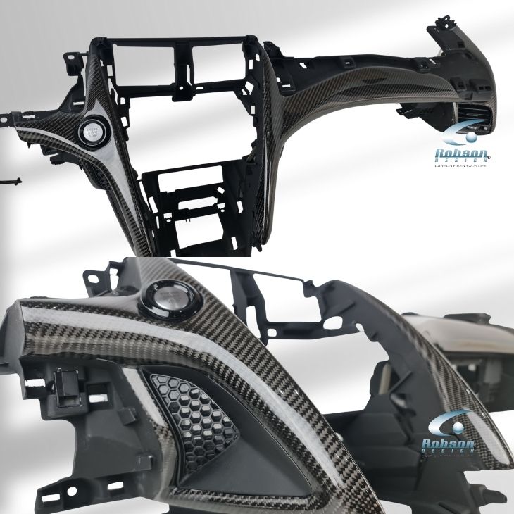 Honda NSX NC1 2017-2022 Premium Carbon Fiber Full Dash Panel (2pcs) (core exchange required)