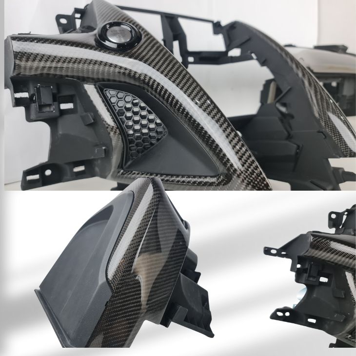 Honda NSX NC1 2017-2022 Premium Carbon Fiber Full Dash Panel (2pcs) (core exchange required) - Image 2