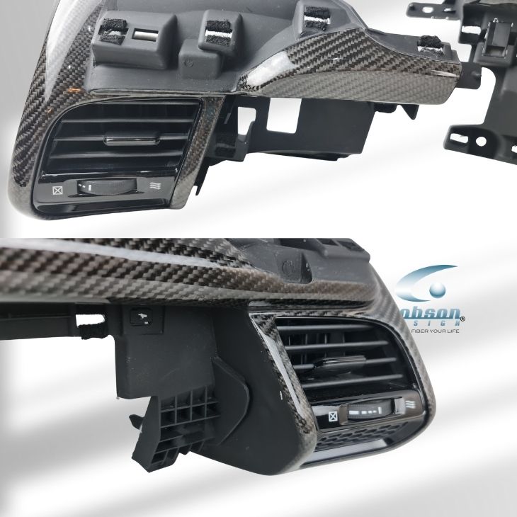 Honda NSX NC1 2017-2022 Premium Carbon Fiber Full Dash Panel (2pcs) (core exchange required) - Image 4