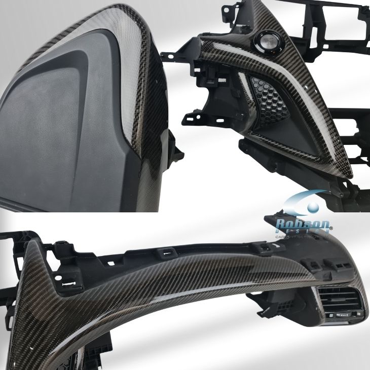 Honda NSX NC1 2017-2022 Premium Carbon Fiber Full Dash Panel (2pcs) (core exchange required) - Image 5