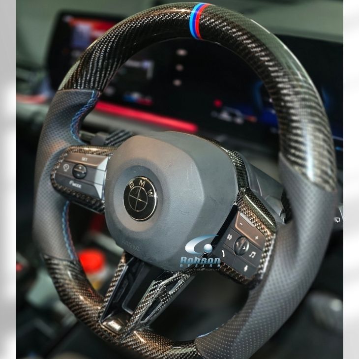 BMW X1 U11 2024 Genuine Carbon Fiber Steering Wheel (core exchange required) - Image 3