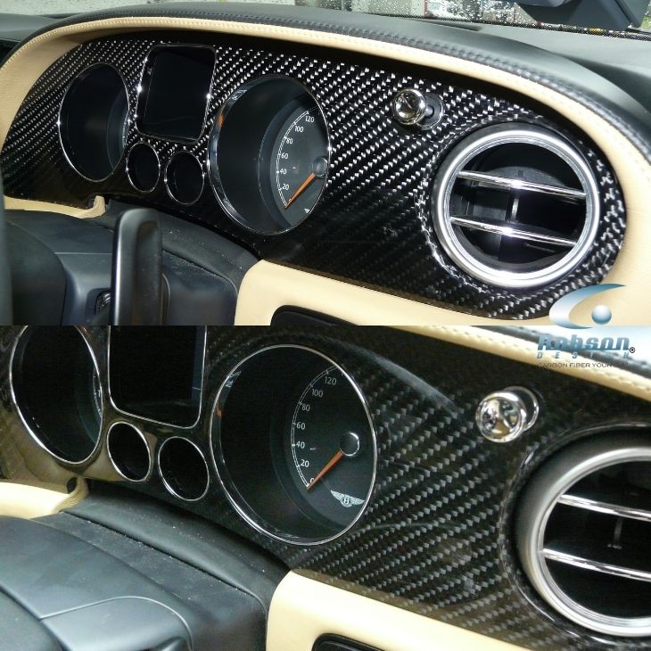 Bentley Continental GT Premium Carbon Fiber Interior Panels (8pcs) - Image 3