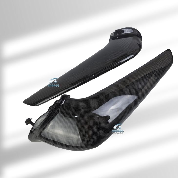 Ferrari 458 Italia Premium Plain Carbon Fiber Front Grill Canard*2pcs* 2009-2015(core exchange required) - Image 3