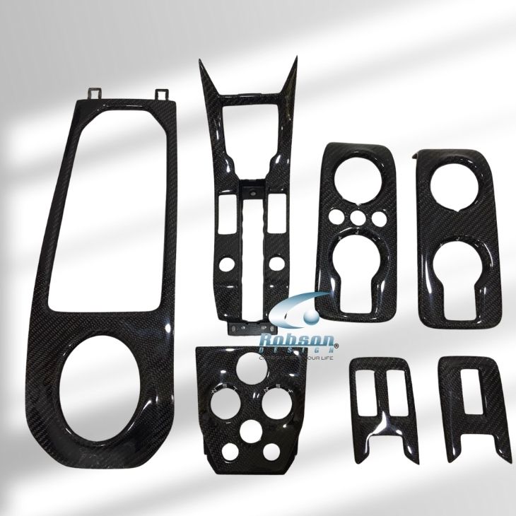 McLaren 12c 2017-2023 Premium Carbon Fiber Interior Panels (7pcs) - Image 2