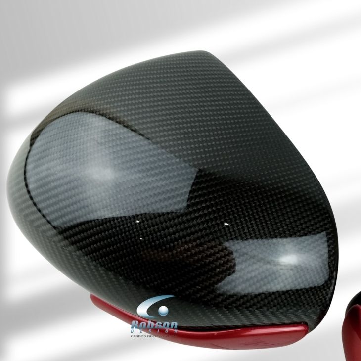 McLaren 720s 2017-2023 Premium Carbon Fiber Side Mirror Cover (2pcs) - Image 2