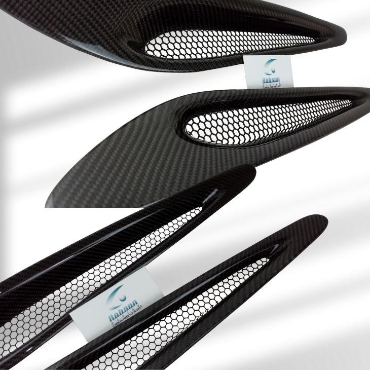 McLaren 720s 2017-2023 Premium Carbon Fiber Bonnet Air Intake (2pcs) - Image 2