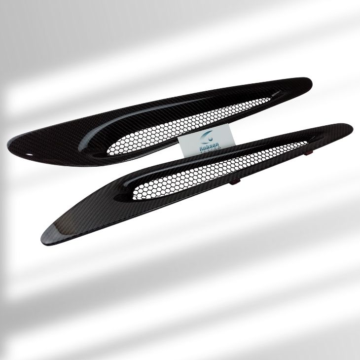 McLaren 720s 2017-2023 Premium Carbon Fiber Bonnet Air Intake (2pcs) - Image 3