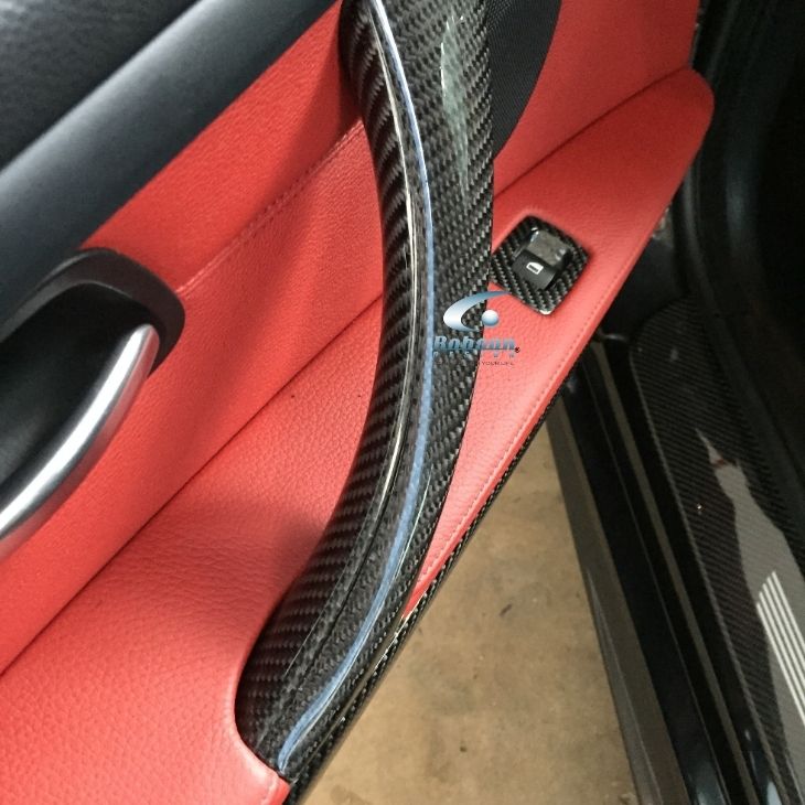 BMW E92 E93 Premium Carbon Fiber Door Puller Cover *2pcs*(core exchange required) - Image 2