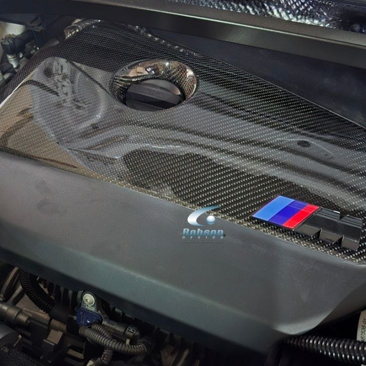 BMW X1 U11 2024 Genuine Carbon Fiber Engine Cover (core exchange required) - Image 3