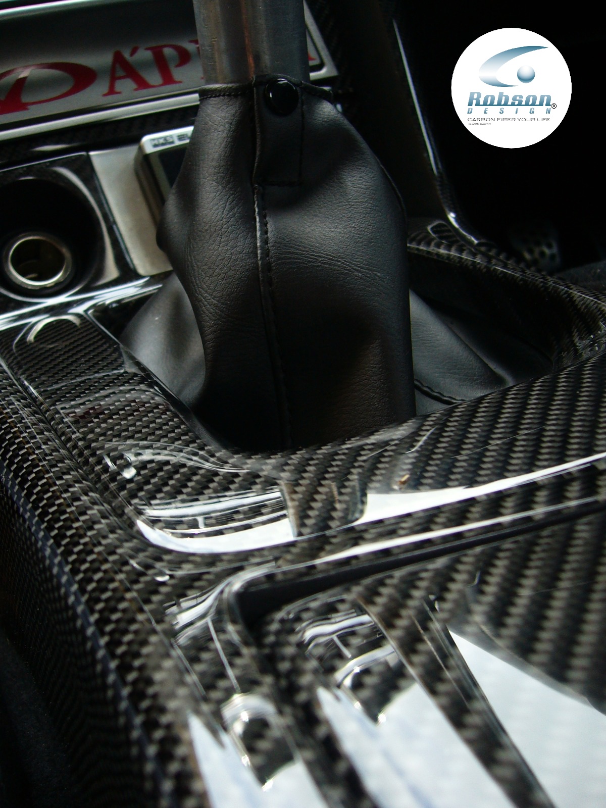 Nissan R34 Skyline GTR Premium Carbon Fiber Gear Shift Panel 2000-2008 (core exchange required) - Image 2
