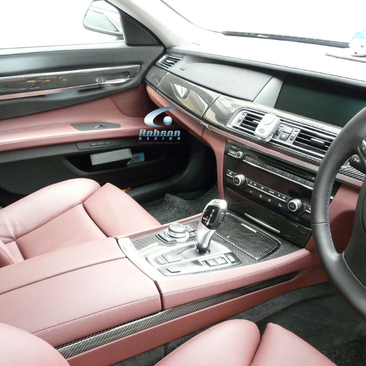 BMW 7 Series F01/ F02 2009-2015 Premium Carbon Fiber Interior Panels(13pcs)(core exchange required) - Image 2