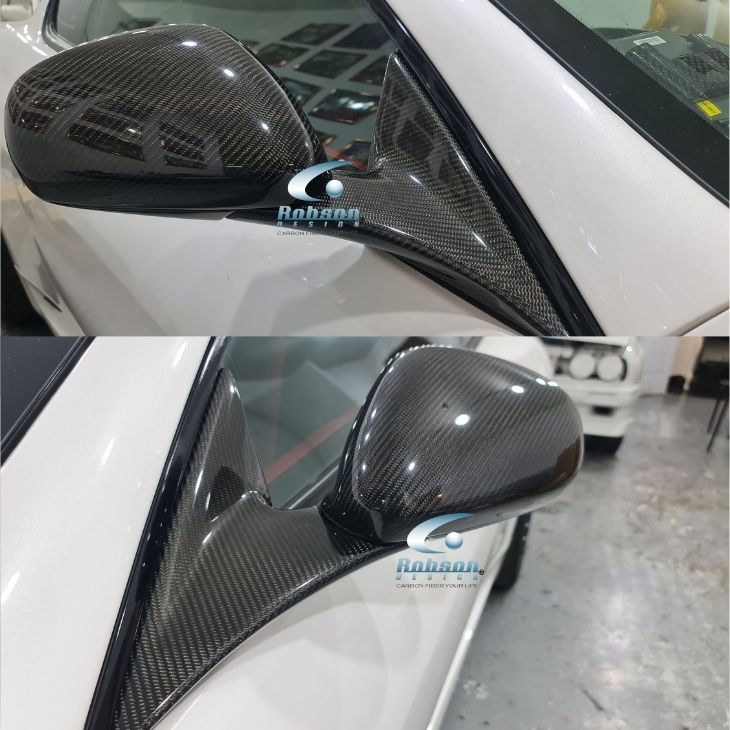 Maserati Gran Turismo MC Stradale Gran Cabrio Premium Carbon Fiber Side Mirror Cover *2 pcs* (core exchange required) - Image 2
