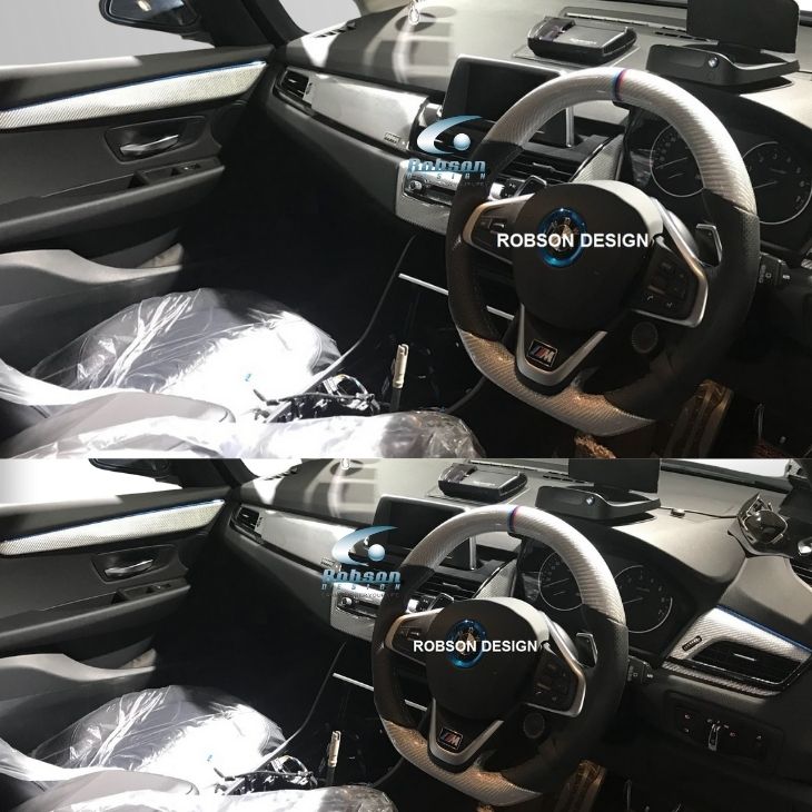 BMW 2 Series F45 Premium Silver Kevlar Interior Panels *7pcs*(core exchange required)