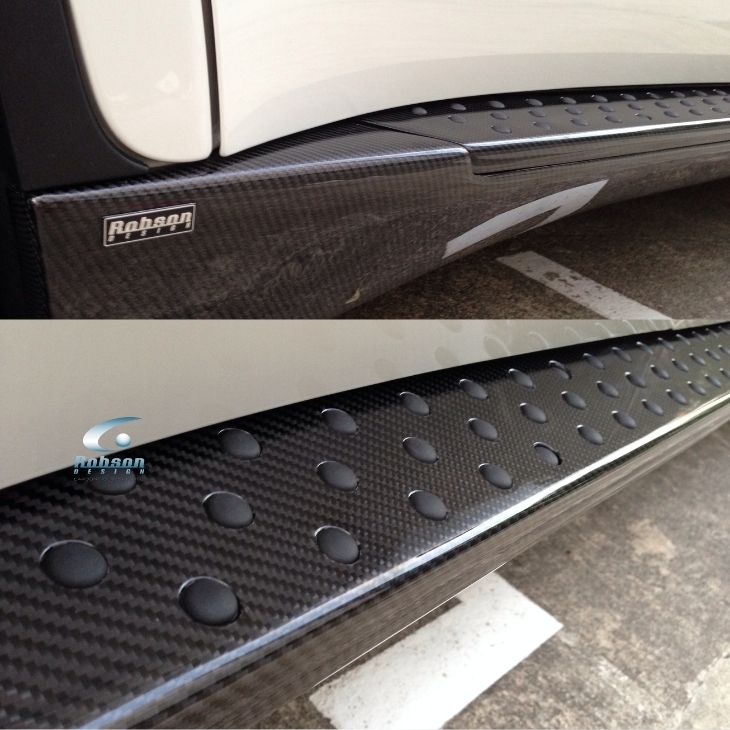 BMW E71 X6 Premium Carbon Fiber Door Step Plate 2007-2015*2pcs*(core exchange required) - Image 3