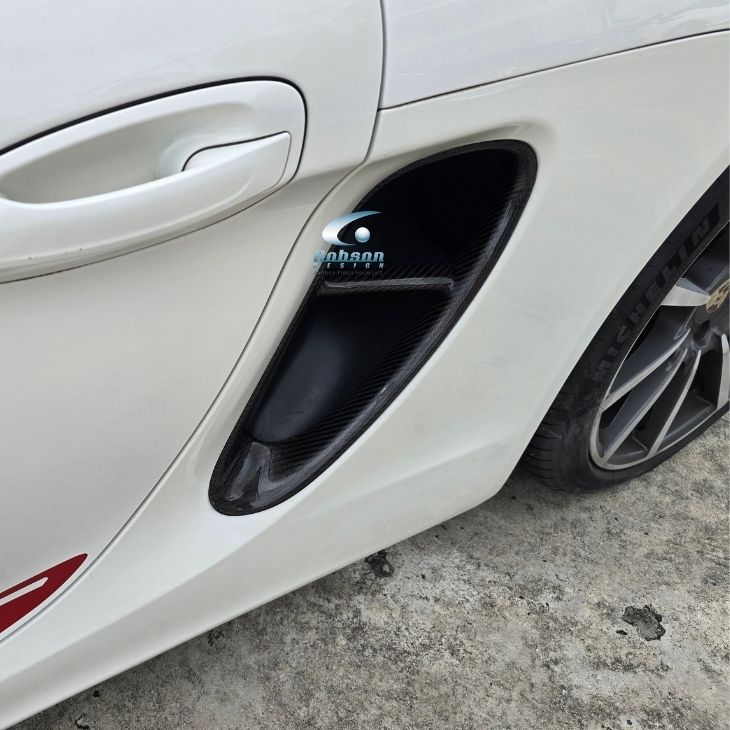 Porsche Boxster 987 Premium Carbon fiber Side Fender Air Vends *2pcs* (core exchange required) - Image 2