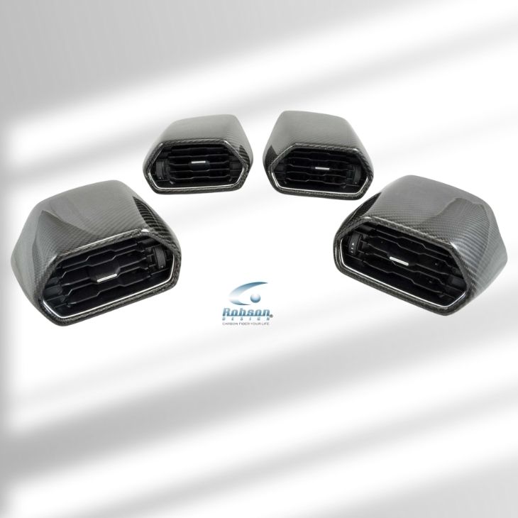 Lamborghini Huracan Premium Carbon Fiber Aircon Cover *4pcs*(core exchange required)