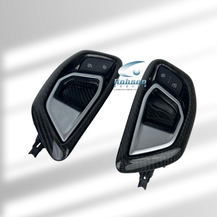Lamborghini Huracan Premium Carbon Fiber Door Puller Cover *2pcs*(core exchange required) - Image 3