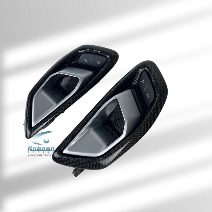 Lamborghini Huracan Premium Carbon Fiber Door Puller Cover *2pcs*(core exchange required) - Image 2
