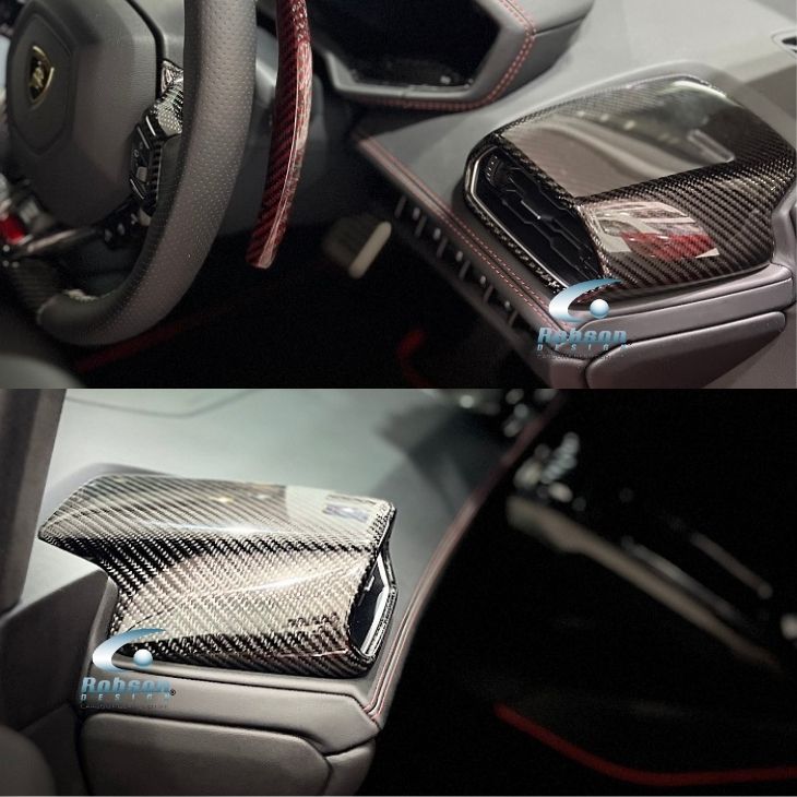 Lamborghini Huracan Premium Carbon Fiber Aircon Cover *4pcs*(core exchange required) - Image 3
