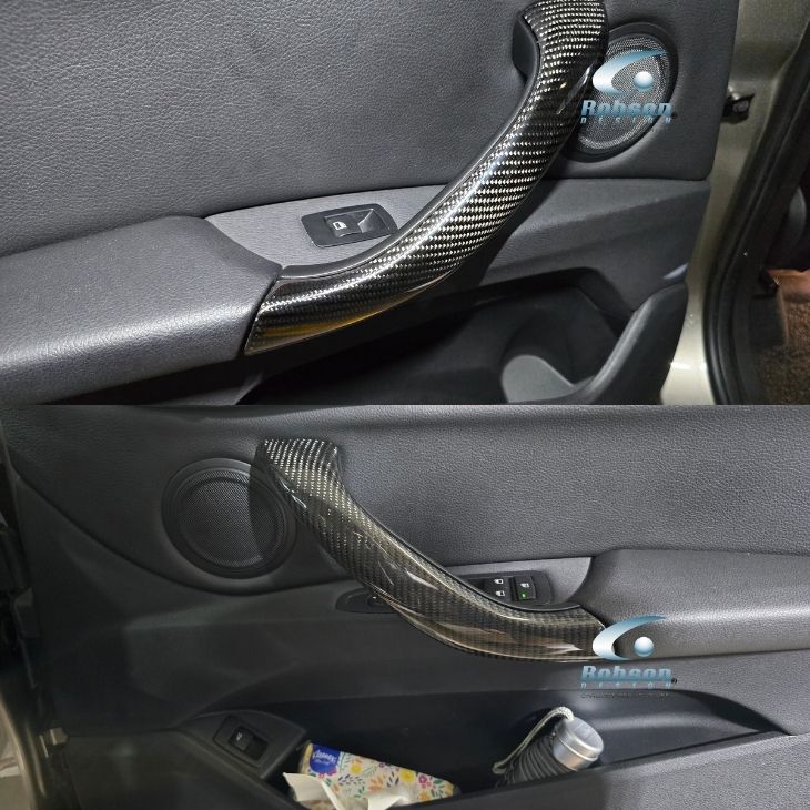 BMW X1 F48 2016-2018 X2 F47 2018-2021 Premium Carbon Fiber Internal Door Puller*4pcs*(core exchange required)