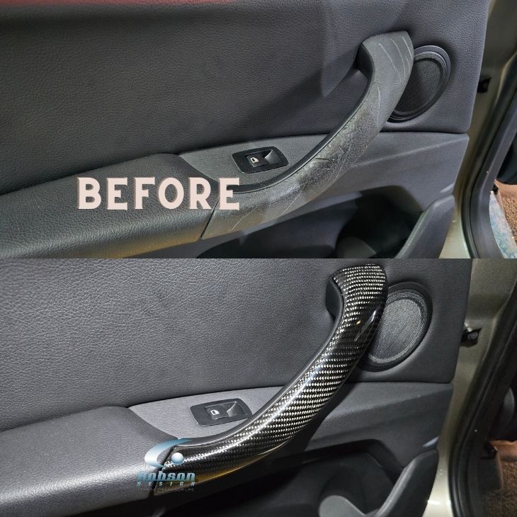 BMW X1 F48 2016-2018 X2 F47 2018-2021 Premium Carbon Fiber Internal Door Puller*4pcs*(core exchange required) - Image 2