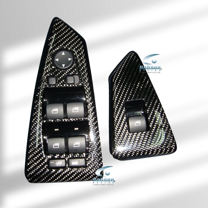 BMW 6 Series E64 2003-2010 Premium Carbon Fiber Power Window Panels *2pcs* (core exchange required)