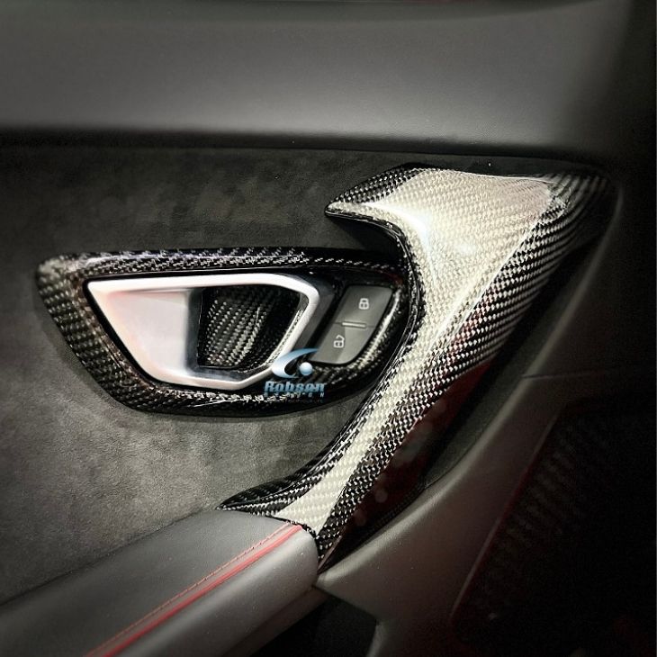 Lamborghini Huracan Premium Carbon Fiber Door Puller Cover *2pcs*(core exchange required) - Image 4