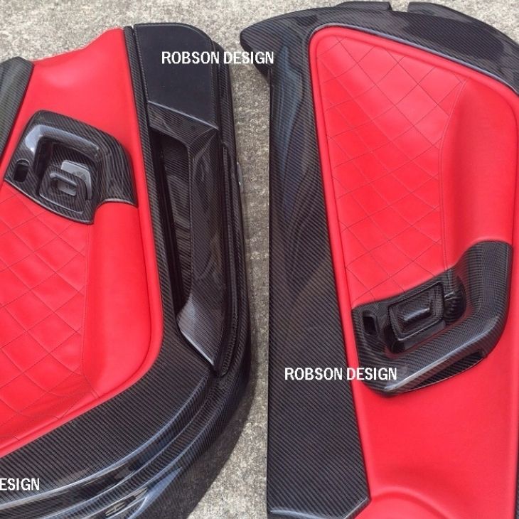 Lamborghini Gallardo/Spyder Premium Carbon Fiber Internal Door Puller *6pcs*(core exchange required) - Image 2