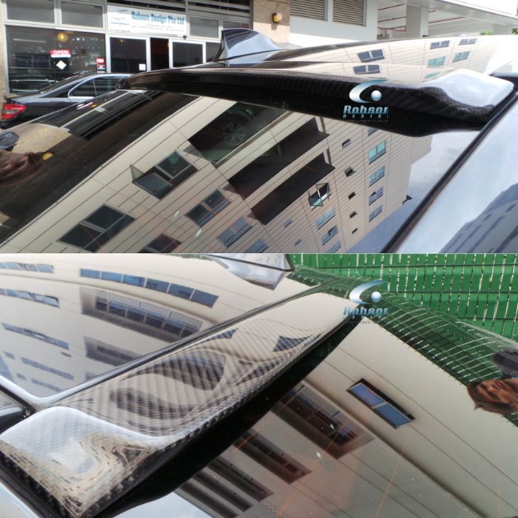 BMW 5 Series f10 Premium Carbon Fiber Roof Spoiler - Image 2