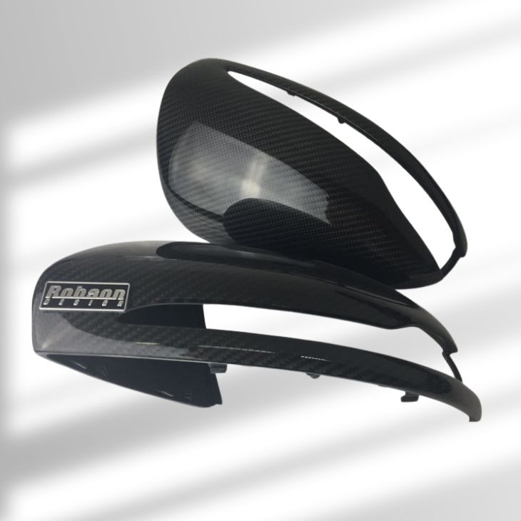 Mercedes Benz W205 GLC S W222 E W213 Premium Carbon Fiber Side Mirror Cover 2012-2016 (core exchange required)