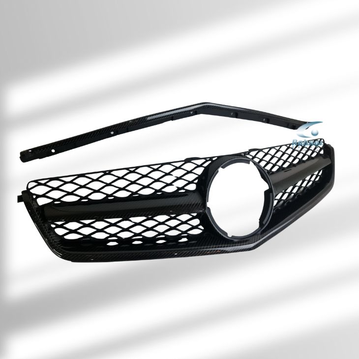 Mercedes Benz W204 C63 Sedan 4DR 2008-2011 Premium Carbon Fiber Front Grill(core exchange required) - Image 3