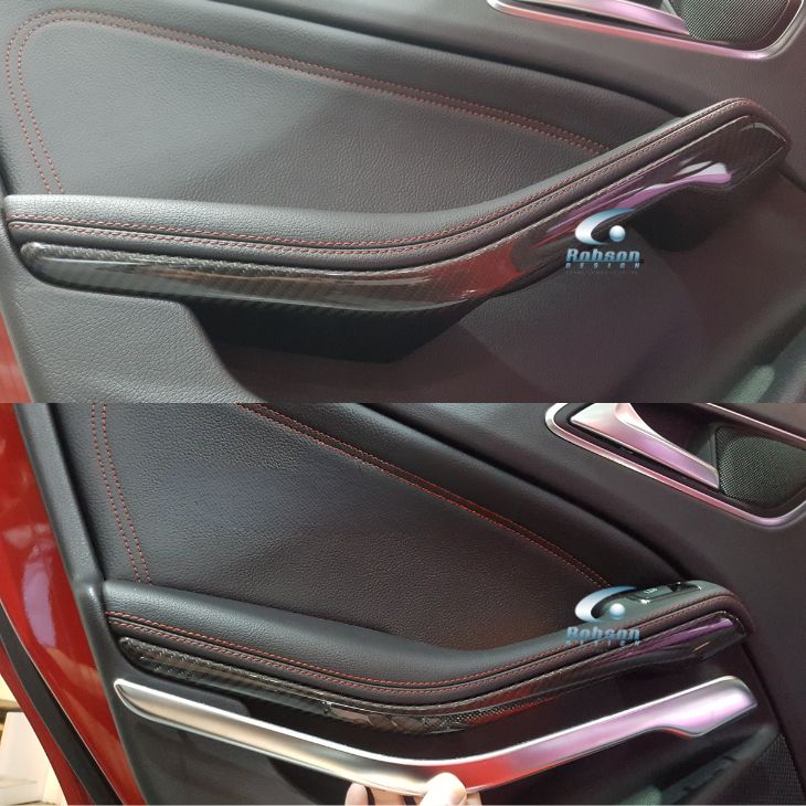 Mercedes Benz A45 CLA45 GLA45 A250 AMG A CLA GLA 2012-2018 Premium Carbon Fiber Door Panel Trims (core exchange required) - Image 2