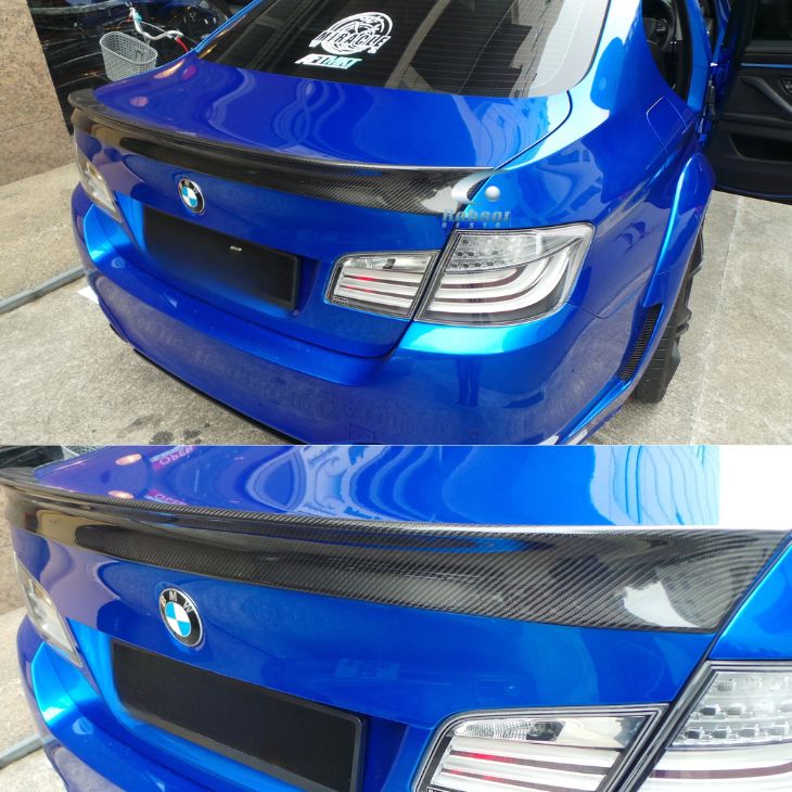 BMW 5 Series f10 Premium Carbon Fiber Rear Boot Spoiler - Image 2