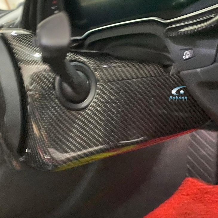 Audi R8 V10 Premium Carbon Fiber Steering Wheel Under Column 2020-2024(core exchange required) - Image 2