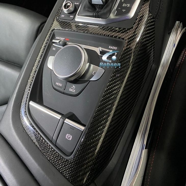 Audi R8 V10 Premium Carbon Fiber Gear Panel trim 2020-2024(core exchange required) - Image 3