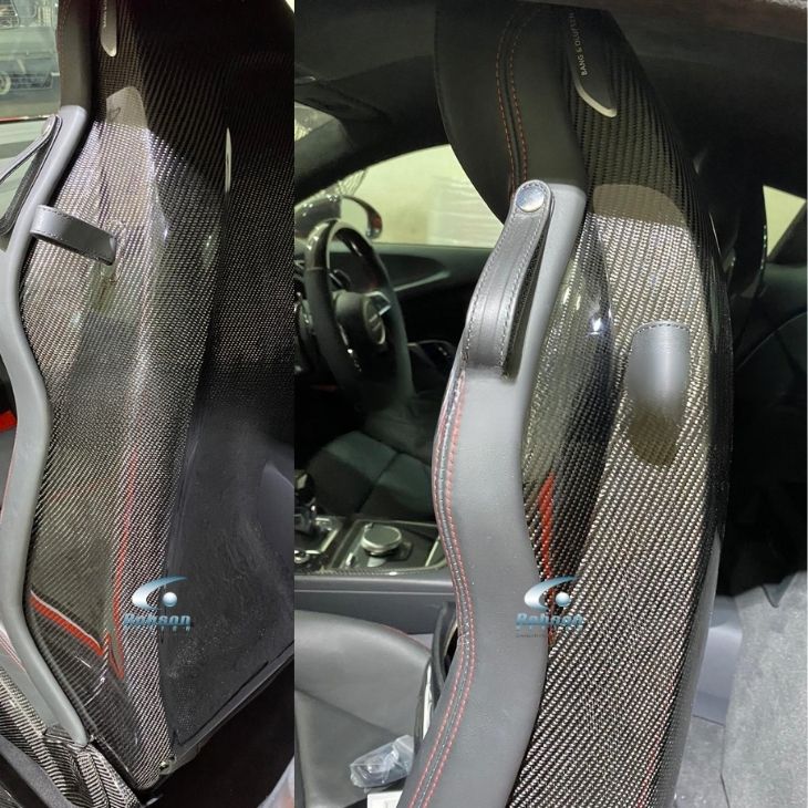 Audi R8 V10 Premium Carbon Fiber Seat Back Cover*2pcs* 2020-2024(core exchange required) - Image 2
