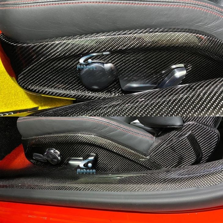 Audi R8 V10 Premium Carbon Fiber Seat Control Panel*2pcs* 2020-2024(core exchange required)