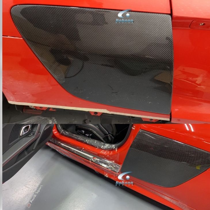 Audi R8 V10 Premium Carbon Fiber Side Air vent Panel 2020-2024 *4 pcs* (core exchange required) - Image 3