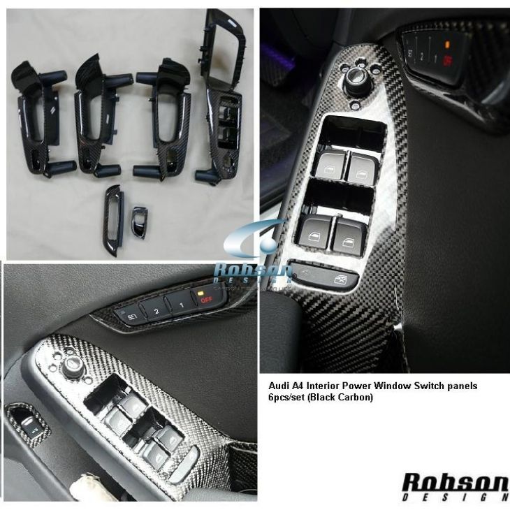 Audi A4 2009-2016 Premium Carbon Power Window Panels *4pcs*(core exchange required)