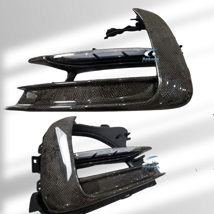 Porsche Cayenne 955 2003-2011 Premium Camouflage Carbon fiber Front Bumper Grill *3pcs*(core exchange required) - Image 2