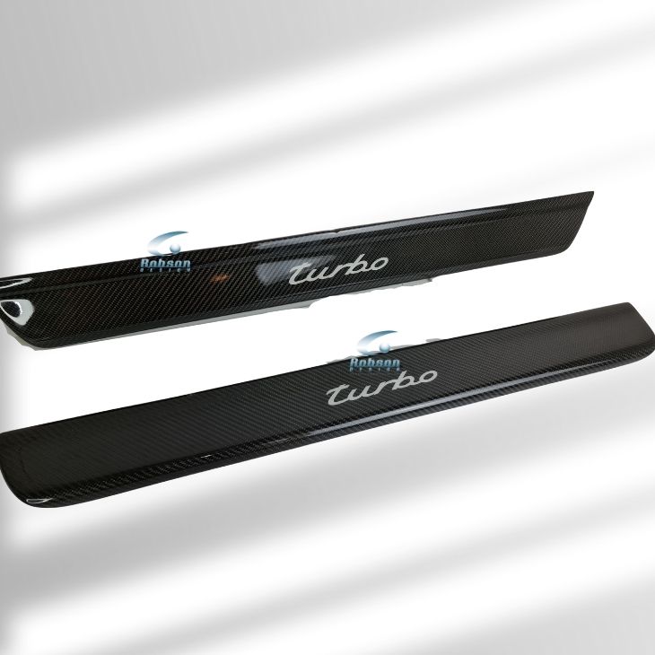 Porsche 997 987 996 986 Premium Carbon Fiber Door Sill Plate (core exchange required)
