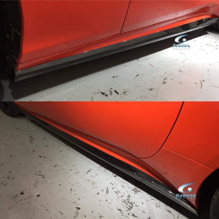 Ferrari California T Premium Carbon Fiber Side Skirts *2pcs* - Image 3