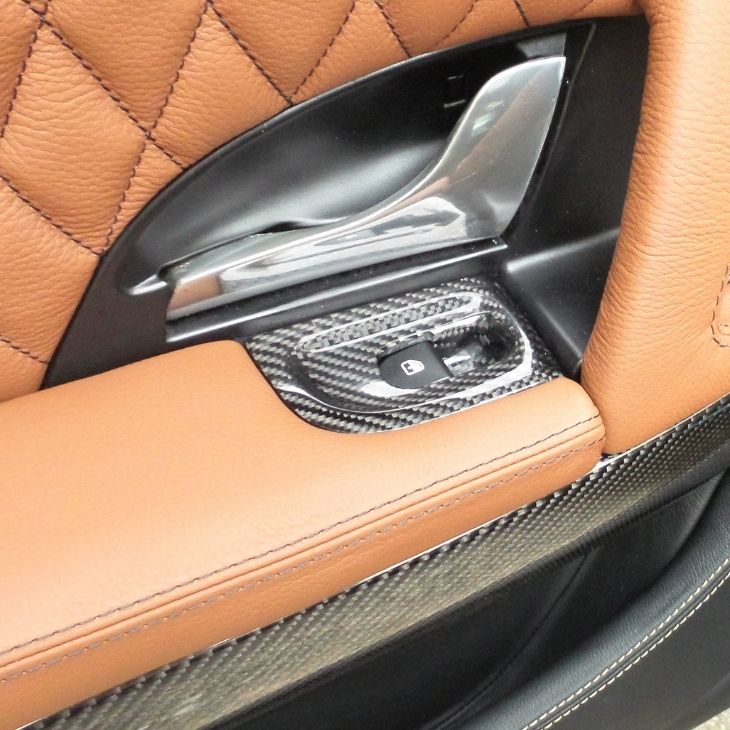 Maserati Quattroporte 2008-2013 Premium Carbon Power Window Panel *4pcs*(core exchange required) - Image 3