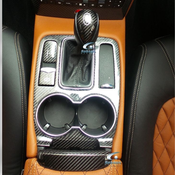 Maserati Quattroporte 2008-2018 carbon Fiber Shift Panel Without Buttons(core exchange required)